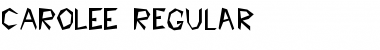Download CAROLEE Regular Font Title Preview