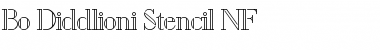 Download Bo Diddlioni Stencil NF Regular Font Title Preview