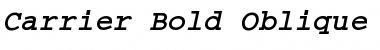 Download Courier-BoldOblique Regular Font Title Preview