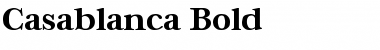 Download Casablanca Bold Font Title Preview