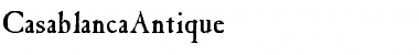 Download CasablancaAntique Regular Font Title Preview