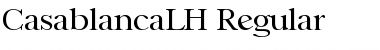 Download CasablancaLH Regular Font Title Preview
