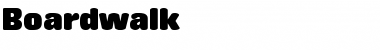 Download Boardwalk Regular Font Title Preview