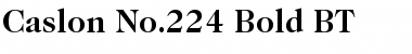 Download Caslon224 Bk BT Bold Font Title Preview