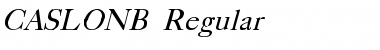 Download CASLONB Regular Font Title Preview