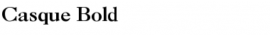Download Casque Bold Font Title Preview