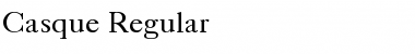 Download Casque Regular Font Title Preview