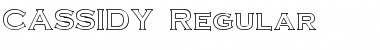 Download CASSIDY Regular Font Title Preview