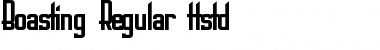 Download Boasting Regular Font Title Preview