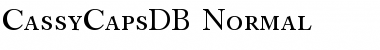 Download CassyCapsDB Normal Font Title Preview