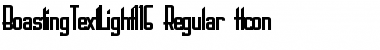 Download BoastingTextLight116 Regular Font Title Preview
