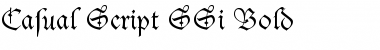 Download Casual Script SSi Bold Font Title Preview
