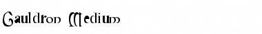 Download Cauldron Medium Font Title Preview