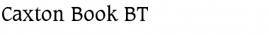 Download Caxton Book Font Title Preview
