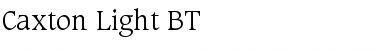 Download Caxton Light Font Title Preview