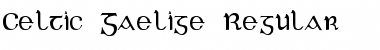 Download Celtic Gaelige Regular Font Title Preview