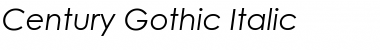 Download Century Gothic Italic Font