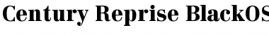 Download Century Reprise BlackOS SSi Bold Font Title Preview
