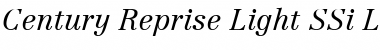Download Century Reprise Light SSi Light Italic Font Title Preview