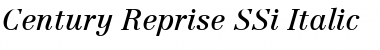 Download Century Reprise SSi Italic Font Title Preview
