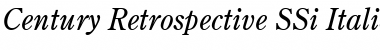 Download Century Retrospective SSi Italic Font Title Preview