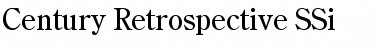 Download Century Retrospective SSi Regular Font Title Preview