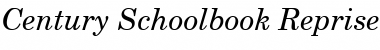 Download Century Schoolbook Reprise SSi Italic Font Title Preview