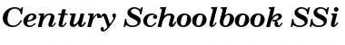 Download Century Schoolbook SSi Bold Italic Font Title Preview