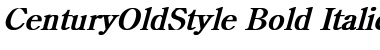 Download CenturyOldStyle Bold Italic Font Title Preview
