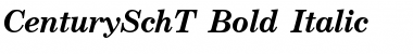Download CenturySchT Bold Italic Font Title Preview