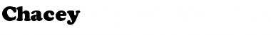 Download Chacey Regular Font Title Preview