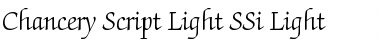 Download Chancery Script Light SSi Light Font Title Preview