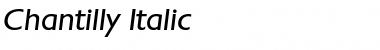 Download Chantilly Italic Font Title Preview