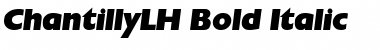 Download ChantillyLH Bold Italic Font Title Preview