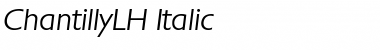 Download ChantillyLH Italic Font Title Preview
