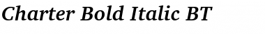 Download Charter Bd BT Bold Italic Font Title Preview