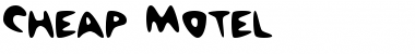 Download Cheap Motel Font Title Preview