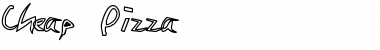 Download Cheap Pizza Regular Font Title Preview