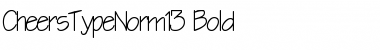 Download CheersTypeNorm13 Bold Font Title Preview