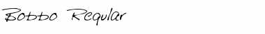 Download Bobbo Regular Font Title Preview
