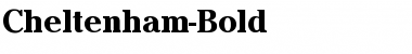 Download Cheltenham-Bold Regular Font Title Preview
