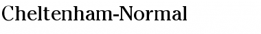 Download Cheltenham-Normal Regular Font Title Preview