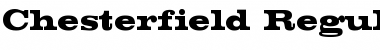 Download Chesterfield Regular Font Title Preview