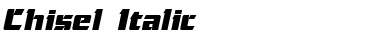 Download Chisel Italic Font Title Preview