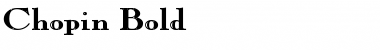 Download Chopin Bold Font Title Preview