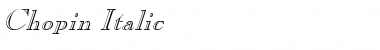 Download Chopin Italic Font Title Preview