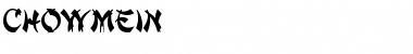 Download ChowMein Regular Font Title Preview