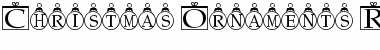 Download Christmas Ornaments Regular Font Title Preview
