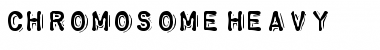 Download ChromosomeHeavy Regular Font Title Preview