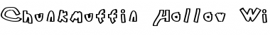 Download Chunkmuffin Hollow Wide Regular Font Title Preview